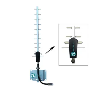 Antena Yagi Directional 2.4Ghz 13 dBi baja tahan karat, antena WIFI Yagi luar ruangan arah