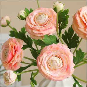 Rose Austin Artificielle Réaliste à Tige Unique, Revêtement en Latex Soie, Toucher Réel, Haute Qualité, Vente en Gros, pour Mariage, Table, Fête, Maison - Product Image 6