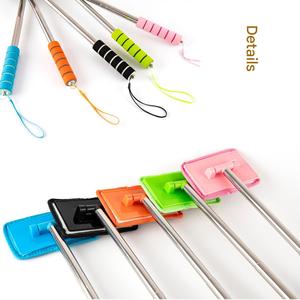 Cepillo de desempañado para parabrisas delantero de coche universal, mango largo telescópico, cepillos de limpieza de vidrio para el hogar, herramienta para quitar el polvo - Product Image 1