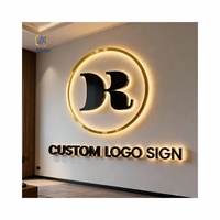 Enseigne LED 3D Lumineuse pour Intérieur et Extérieur : Logo, Lettres, Publicité pour Entreprise, Bureau, Magasin