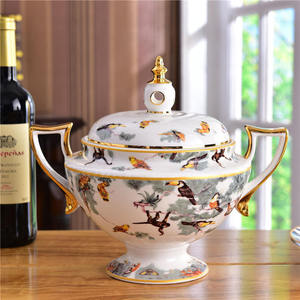 Accesorios de cocina de cerámica, 58 piezas, utensilios de cocina, serie Equator Jungle, juego de vajilla, cuencos y platos, juego de cena de porcelana china - Product Image 5