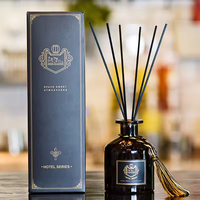 Diffuseur de parfum d'ambiance de luxe pour hôtel, désodorisant d'air sans flamme, ensemble de diffuseurs à bâtonnets d'huiles essentielles pour la maison