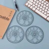 360 plein cercle rapporteur Instrument dessin cercle modèle étudiant conception multi-usage règle en plastique approvisionnement direct transfrontalier