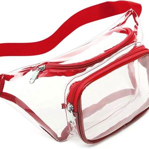 Bolsa de Cintura Deportiva Impermeable de PVC Transparente con Logotipo Personalizado de Buena Calidad, para Correr al Aire Libre, Unisex - Product Image 4