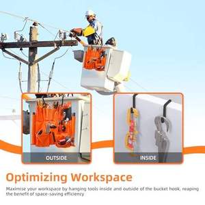 Oxford Cloth Waterproof <b>Adjustable</b> <b>Strap</b> Customizable OEM/ODM 13 Inch Tool Messenger Bag Zipper Closure 200 lb Capacity - Product Image 3