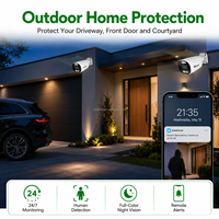 Système de surveillance Wistino 8MP PoE IP Camera 8CH NVR avec vision nocturne couleur en temps réel, alerte de mouvement, système de sécurité CCTV