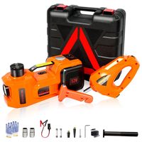 Kit de cric électrique pour voiture, cric hydraulique de 5 tonnes avec clé à chocs électrique, conçu pour SUV, MPV, berline