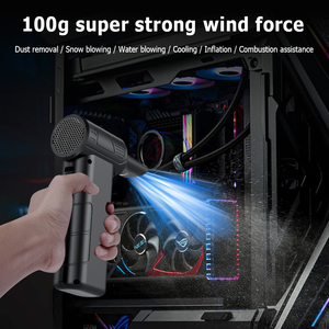 Golizard 100000 Rpm <span class=keywords><strong>Fan</strong></span> Đèn Pin Mạnh Mẽ Mini Không Dây Xe Khô Không Khí Blower Nhà Làm Sạch Chất Tẩy Rửa - Product Image 5