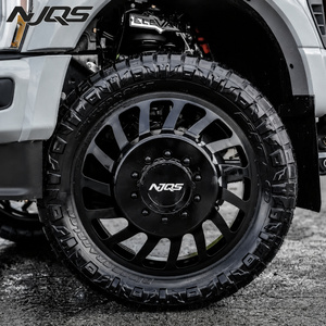 Rines Forjados de Aleación Personalizados Negros de <span class=keywords><strong>20</strong></span> 22 24 26 28 Pulgadas con Diseño Cóncavo 8x165 8x170 para GMC Dodge <span class=keywords><strong>Ford</strong></span> Ram 3500, Rines Todoterreno - Product Image 2