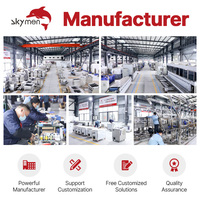 Nettoyeur à ultrasons entièrement automatique Skymen 4 Tanks avec bras robotique contrôlé par PLC pour un nettoyage industriel efficace