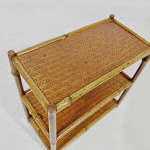 Estante de Bambú para Almacenamiento de Té, Rectangular, Natural, Estante de Exhibición para Sala de Estar, Mueble de Múltiples Niveles - Product Image 3