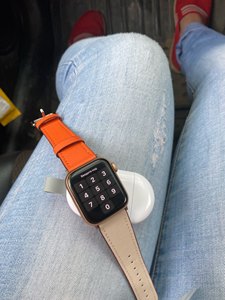 สายรัดหนังคุณภาพสูงสำหรับ iWatch 40มม. 44มม. สายกีฬาสำหรับ Apple Watch 42มม. 38มม. ซีรีส์<span class=keywords><strong>2</strong></span> <span class=keywords><strong>3</strong></span> 4 5 6 SE - Product Image 3