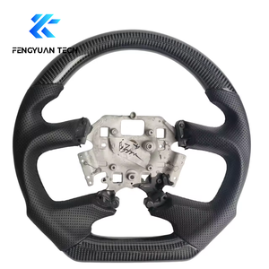 Volante Deportivo Personalizado de Fibra de Carbono Forjada y Cuero para Ford Falcon Ba Bf Fg <span class=keywords><strong>MK1</strong></span> Xr6 - Product Image 1