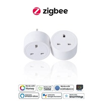 Bilihondim UK Mini Interrupteur Zigbee avec variateur et surveillance de la consommation 200W 1 canal LED - Compatible avec l'application Google Assistant