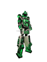 Costume de robot LED pour spectacle, tenue de robot lumineuse colorée pour carnaval, défilé, événement, spectacle nocturne, divertissement