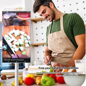 <span class=keywords><strong>TV</strong></span> Portatile 21.5" 1920x1080 60Hz 16:9 con Ruote, Monitor Smart Wireless Touch Screen, Sistema Android, Batteria Integrata, WiFi, Modalità Notturna - Product Image 3