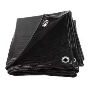 Bâche en PVC à grille respirante, toile imperméable translucide et résistante, <span class=keywords><strong>voile</strong></span> d'<span class=keywords><strong>ombrage</strong></span> anti-UV, housse de protection extérieure étanche - Product Image 1