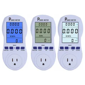 Dijital ev akıllı gerilim wattmetre soket elektronik güç ölçer