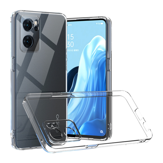 Factory Price 2.0mm Clear TPU Phone Case for OPPO Reno 7 5G Transparent Phone Cover