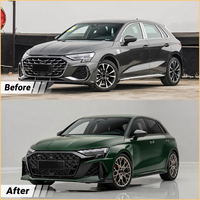 Kit de carrosserie style RS3 pour Audi A3 S3 8Y PA 2025+ : Amélioration pare-chocs avant et arrière pour modèles 2025, 2026, 2027 (hatchback et berline)