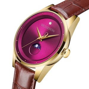 Reloj de Lujo 2025 de Cuarzo Analógico para Hombre y Mujer, con Correa de Cuero Genuino, Cristal de Zafiro, Resistente al Agua, en Acero Inoxidable - Product Image 2