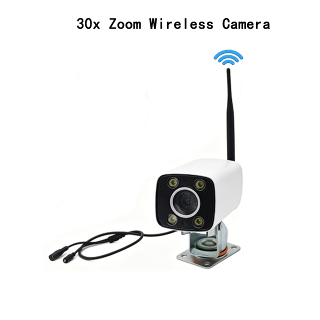 Long Distance Wireless Transmission Crane Camera System 30x Optical Zoom 10.1 Inch 1080P Monitor DC 12V Car Reversing Aid