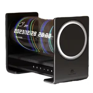 Smart App Draadloze Holografische Lyrische Speaker 360 Graden Transparant Bluetooth Geluid Holografische Display Speaker