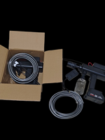 Pulvérisateur de carburant portable d'extérieur, batterie au lithium, pompe métallique, buse longue portée, réservoir détachable pour la désinfection agricole et la lutte antiparasitaire