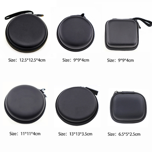 Chất lượng cao nhà sản xuất vuông chống sốc EVA trường hợp tùy chỉnh Eva dây kéo Tai nghe trường hợp - Product Image 2