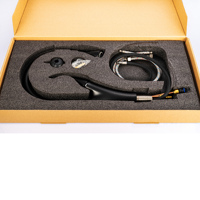 Robinet de cuisine extractible, à capteur tactile, noir mat, commande numérique manuelle