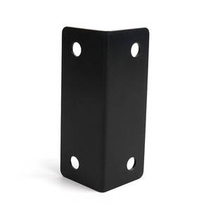 Stainless Steel L-Shaped <b>Bracket</b> <b>Black</b> Durable <b>Shelf</b> Support Connector For Furniture Hardware Accessories - Product Image 2