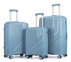 Bagage PP ultra léger pour <span class=keywords><strong>valise</strong></span> de voyage durable et de grande capacité <span class=keywords><strong>Valise</strong></span> unisexe 20 "24" 28 "PP ensemble de <span class=keywords><strong>valise</strong></span> - Product Image 2