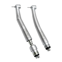 Pièce à main dentaire à turbine à air 4 trous, accouplement rapide et non rapide en option, équipement dentaire manuel