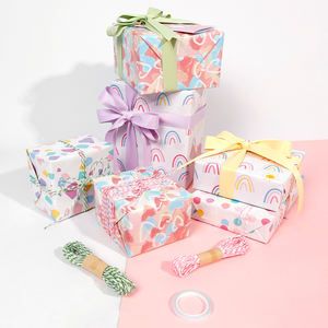 Wholesale 80g <b>Birthday</b> Art <b>Paper</b> 43*300cm Gift Luxury Custom Packaging <b>Wrapping</b> <b>Paper</b> <b>Roll</b> - Product Image 6