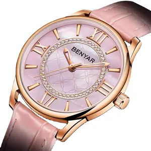 Diseño de estilo popular Reloj de lujo para mujer Urban Girl Diamond dial Mujeres Relojes de cuarzo Caja Reloj de marca