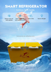 2025 TOP DOOR STEEL PLATE <b>SMALL</b> COMMERCIAL <b>SLIDING</b> DOOR ICE FREEZER 500L CHEST FREEZER TOP LOADING YELLOW FREEZER - Product Image 6