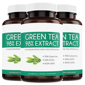 OEM绿茶提取物胶囊减肥药丸有机排毒胶囊支持健康纤维