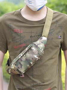 Bolsa de Cintura Táctica de Camuflaje para Correr y Ciclismo al Aire Libre, Bolsa de Pecho Cruzada Deportiva Impermeable para Viajes - Product Image 4