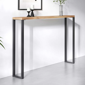 Pieds de <span class=keywords><strong>table</strong></span> industriels robustes en <span class=keywords><strong>fonte</strong></span> <span class=keywords><strong>carrée</strong></span>, base de meuble en acier, pieds de <span class=keywords><strong>table</strong></span> en métal pour café, <span class=keywords><strong>bistrot</strong></span>, bar, console - Product Image 4