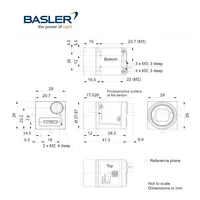 Caméra industrielle Basler Ace AcA720-520um IMX287 CMOS 525 images par seconde 0,3 MP à balayage de zone, type de montage : sans support, Chine continentale
