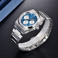 Pagani Design PD-1761 2025 Nouveau Vk63 Montre chronographe à quartz pour homme, élégante, saphir, acier inoxydable, étanche, sport, 20 bars