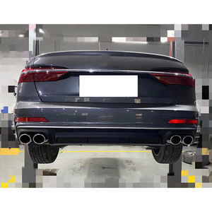 <span class=keywords><strong>S</strong></span>-<span class=keywords><strong>line</strong></span> e versione normale aggiornamento diffusore paraurti posteriore con tubo di scappamento per <span class=keywords><strong>Audi</strong></span> A6 C8 a S6 stile 2019-2024 - Product Image 4