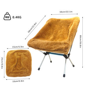 Winter Soft Thick Warm Camping Chair Cover Portable Outdoor Chair Seat Cover - Product Image 3