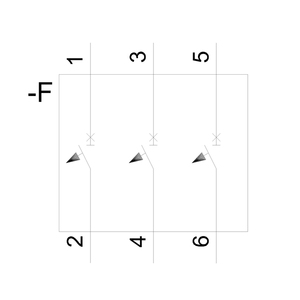 Interruptor de Montaje en Riel DIN SENTRON Serie 5SL6 5SL6320-7cc 3P 40A Tipo C MCB - Product Image 2