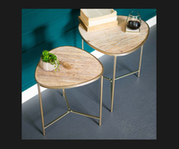 Table multifonctionnelle pour ordinateur portable, table élégante pour café, table d'attente, tables d'angle, console de présentation, support pour livres, pieds en acier