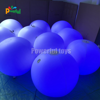 BON MARCHÉ Changement de couleur balles d'éclairage de plage interactives led boule de foule fête lancer boule de zygote gonflable