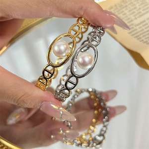 Pulsera de Perlas de Agua Dulce de Alta Calidad de 10-11 mm, Estilo Simple y Moderno, Éxito de Ventas en Xiaohongshu de Zhizhen Jewelry - Product Image 2