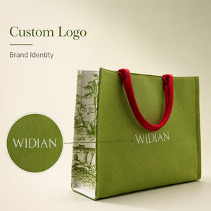 Borsa Tote in Feltro Ecologica e Leggera, Riutilizzabile per la Spesa Quotidiana, in Tessuto Non Tessuto Sostenibile - Product Image 2
