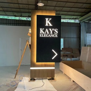 Tùy chỉnh biển báo kinh doanh dấu hiệu xây dựng đường dấu hiệu pylon trung tâm mua sắm ngoài trời bãi đậu xe wayfinding hướng dẫn thiết kế hệ thống dấu hiệu Plaza - Product Image 1