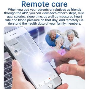 Montre intelligente P700 avec appel BT ECG pompe à air pression artérielle oxygène sanguin moniteur de sommeil appel SOS assistant vocal vente en gros - Product Image 6